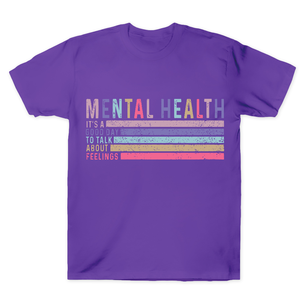 Mental Health It's A Good Day To Talk About Feelings Cotton Doctor T-shirt