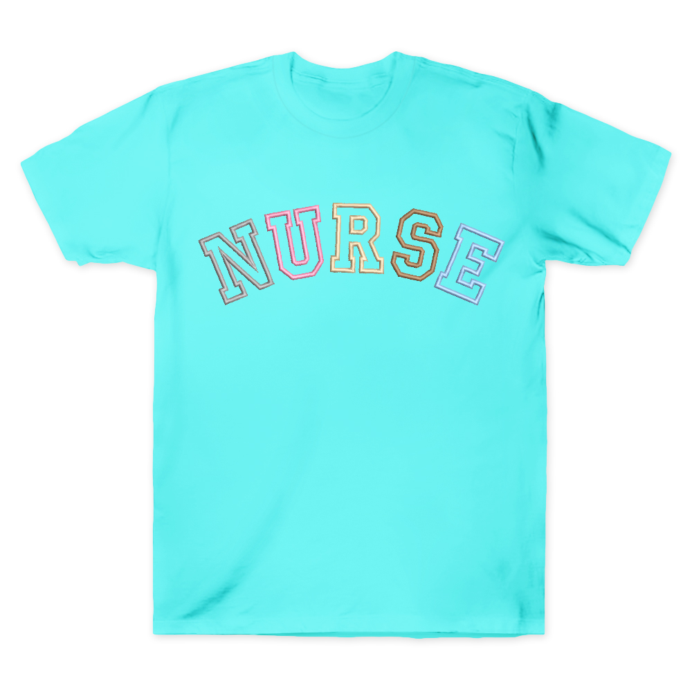 Embroidered Nurse Cotton Doctor T-shirt
