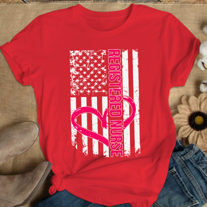 Registered Nurse Cotton Nurse T-shirt
