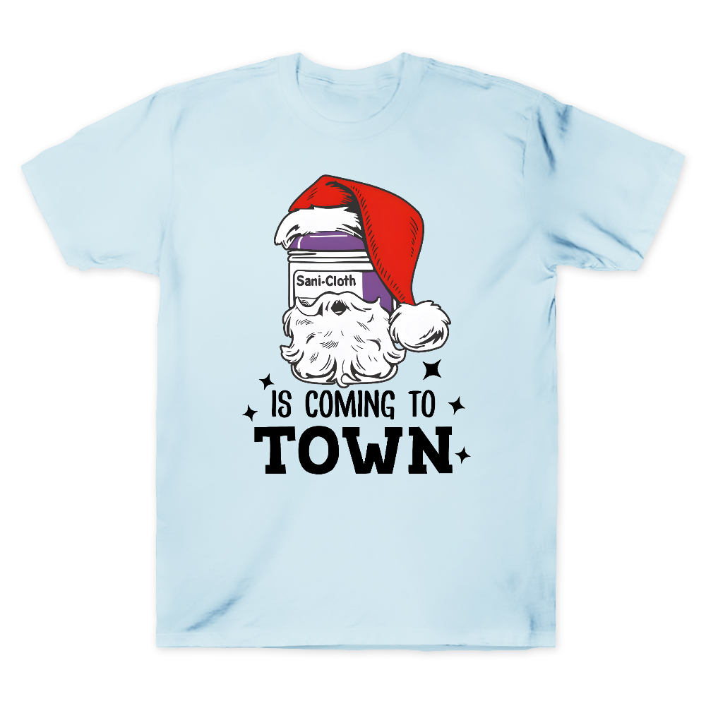 Funny Santa Nurse Medical Assistant Christmas Cotton Doctor T-shirt