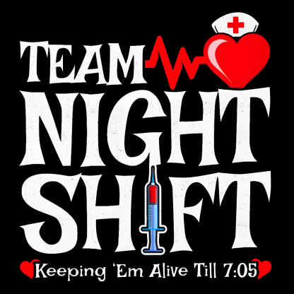 Team Night Shift Cotton Pullover Sweatshirt