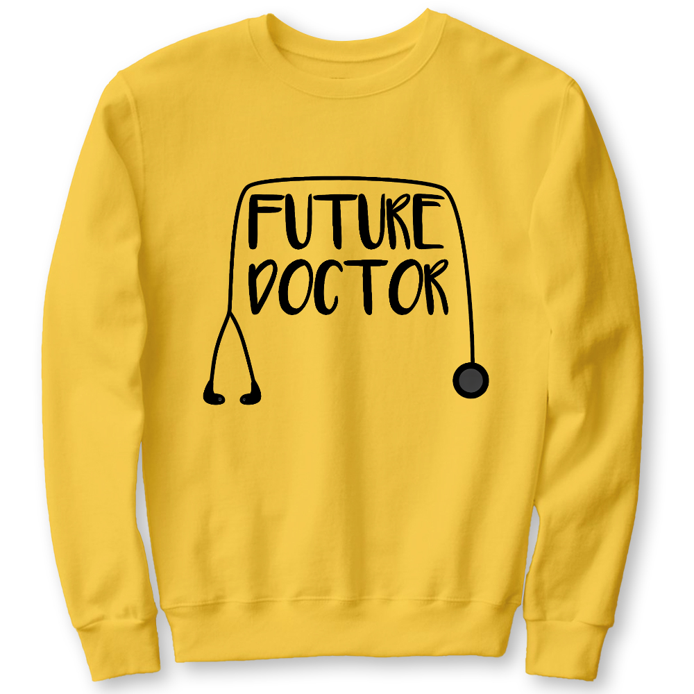 Future Doctor Cotton Pullover Sweatshirt
