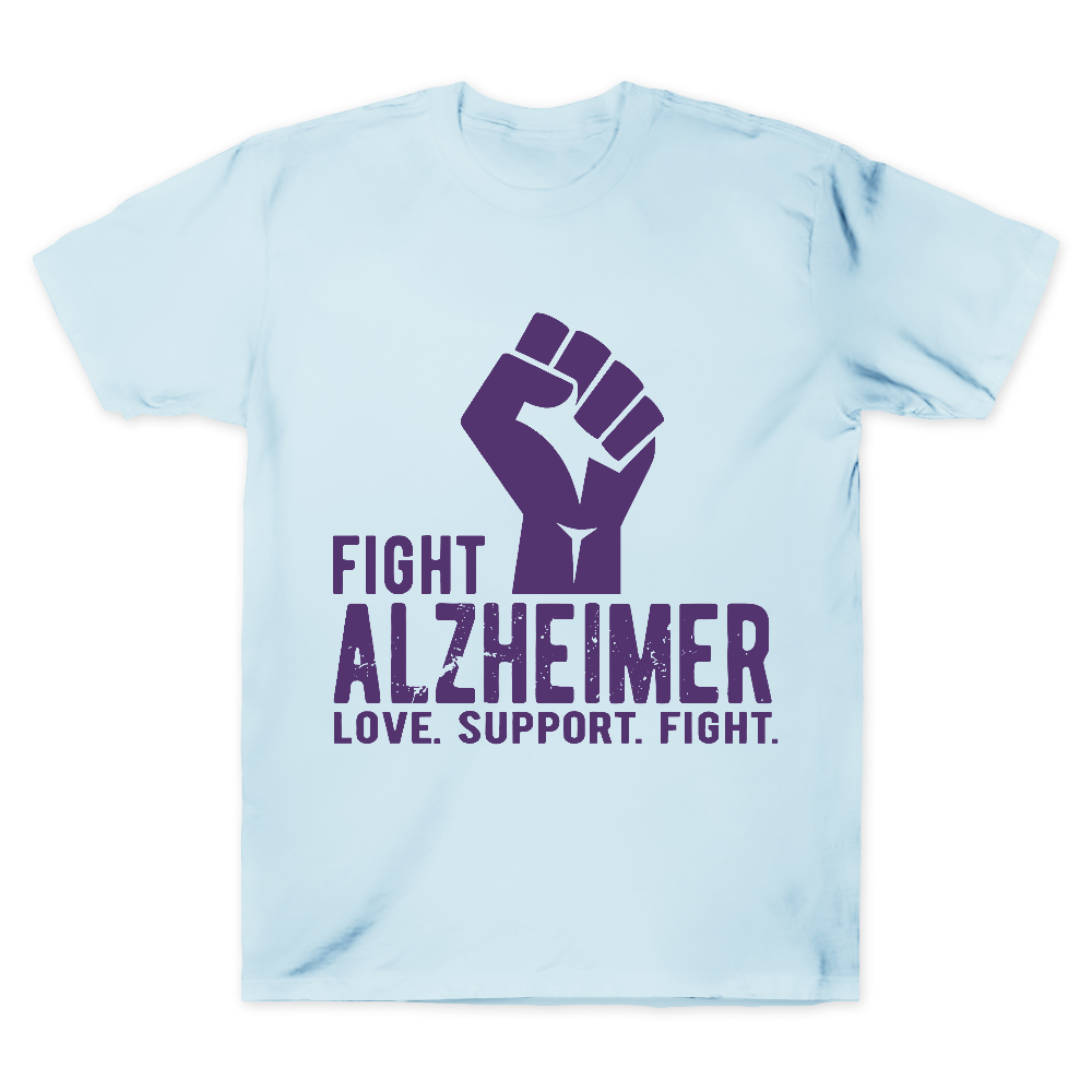 Fight Alzheimer Support Alzheimer Awareness Cotton Doctor T-shirt