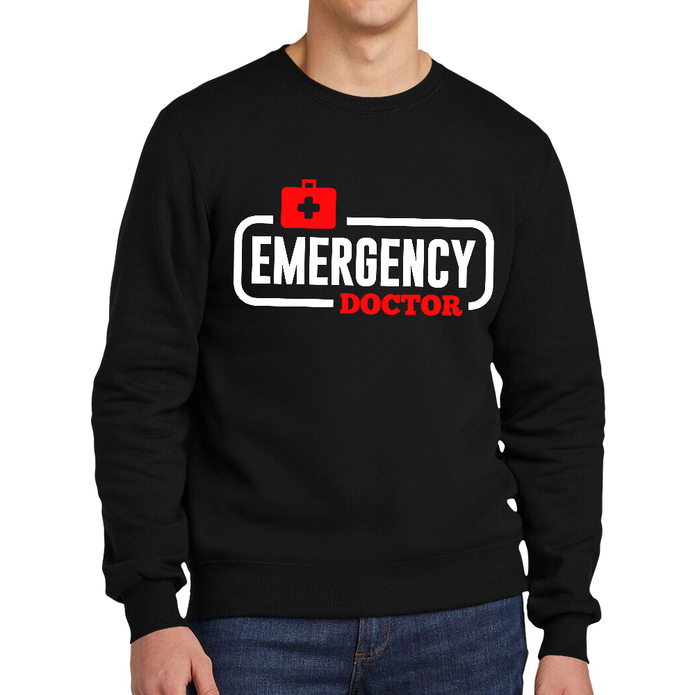 Emergency Doctor Cotton Pullover Sweatshirt
