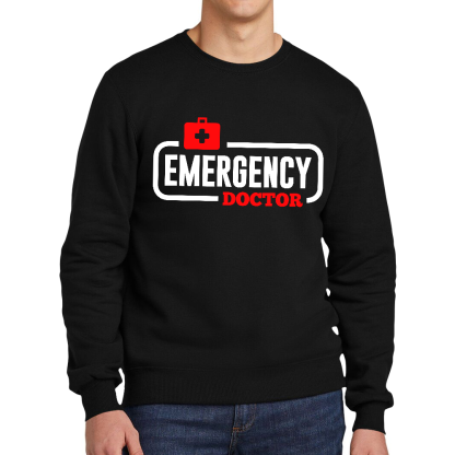 Emergency Doctor Cotton Pullover Sweatshirt