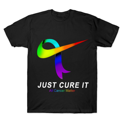 Just Cure It Cancer Awareness Doesn'T Discriminate Cotton Doctor T-shirt