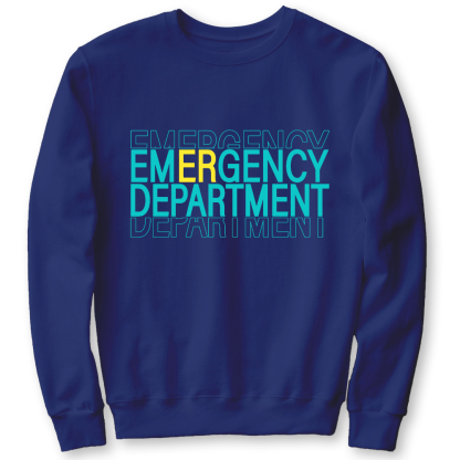 Emergency Department Cotton Pullover Sweatshirt