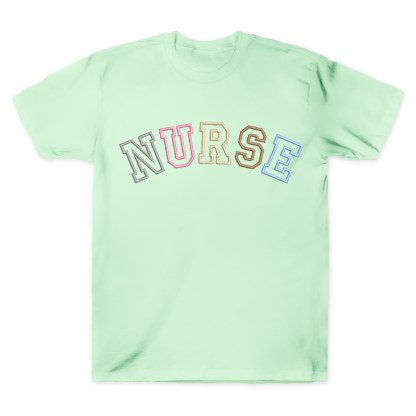 Embroidered Nurse Cotton Doctor T-shirt