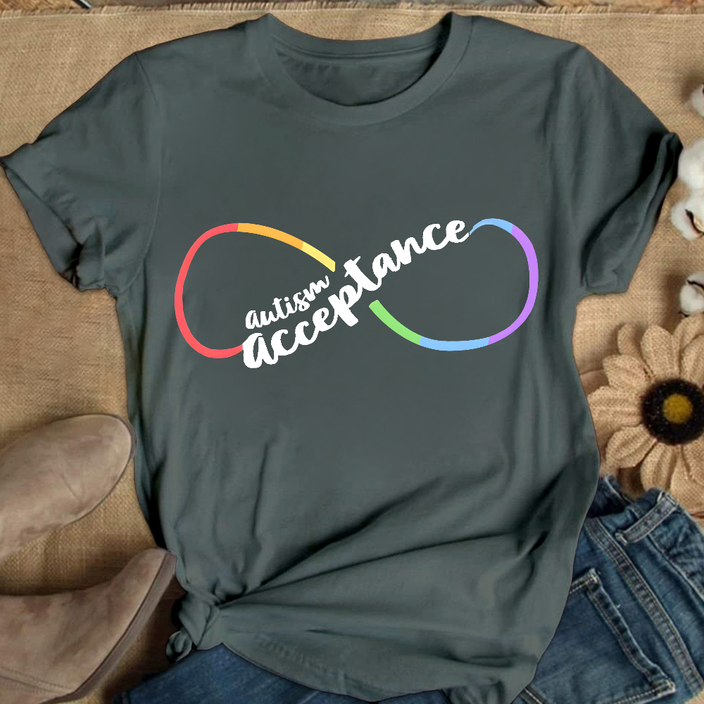 Autism Acceptance Special Education Cotton Nurse T-shirt