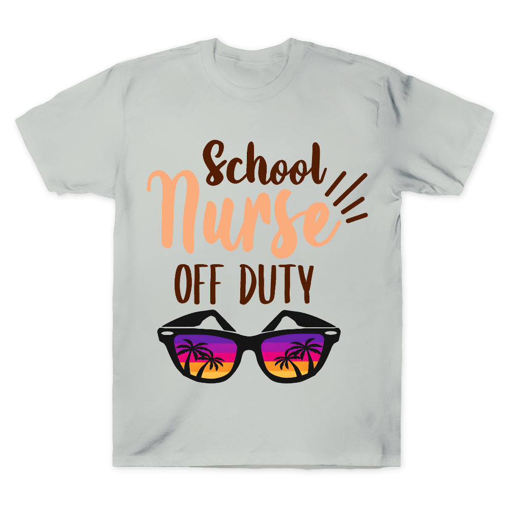 School Nurse Off Duty Cotton Doctor T-shirt