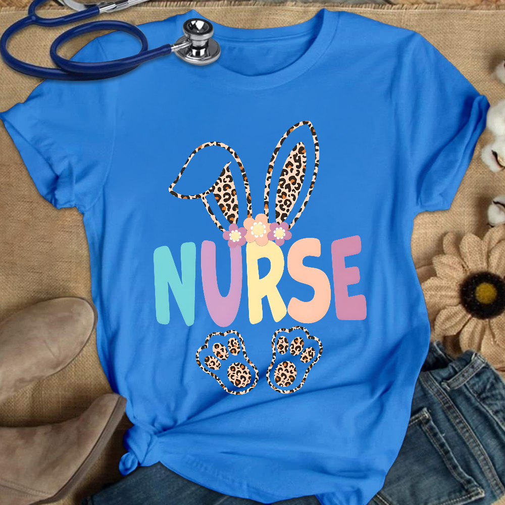Easter Bunny Cotton Nurse T-shirt