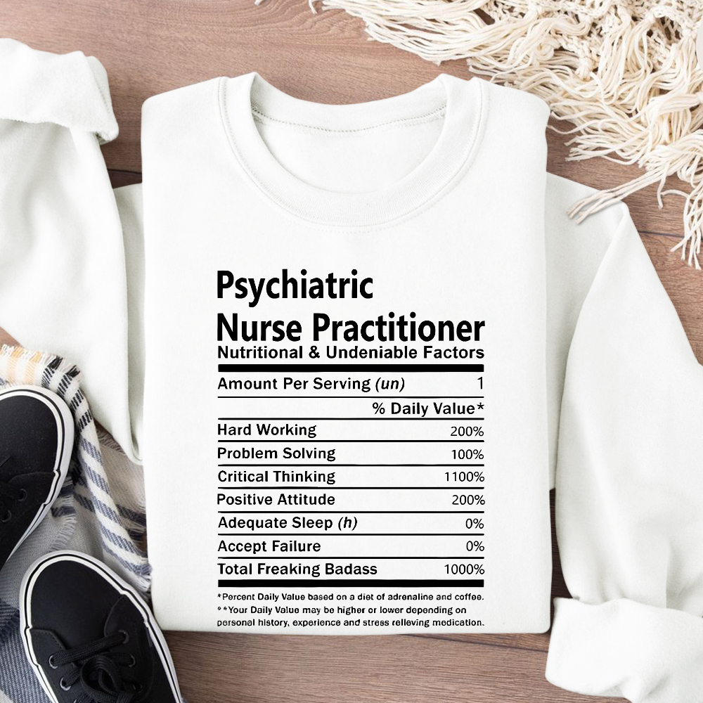 Psychiatric Nurse Practitioner Cotton Pullover Sweatshirt