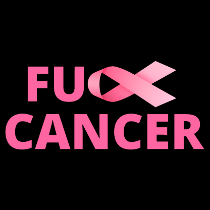 Fuck Cancer Breast Cancer Support With Pink Ribbon Cotton Doctor T-shirt