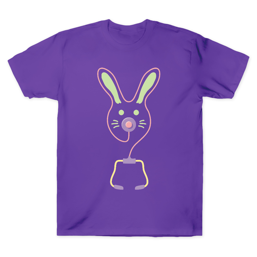Easter Bunny Medical Tools For Nurse Or Doctor Cotton Doctor T-shirt
