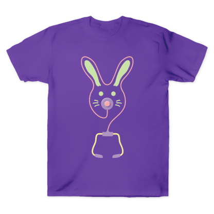 Easter Bunny Medical Tools For Nurse Or Doctor Cotton Doctor T-shirt