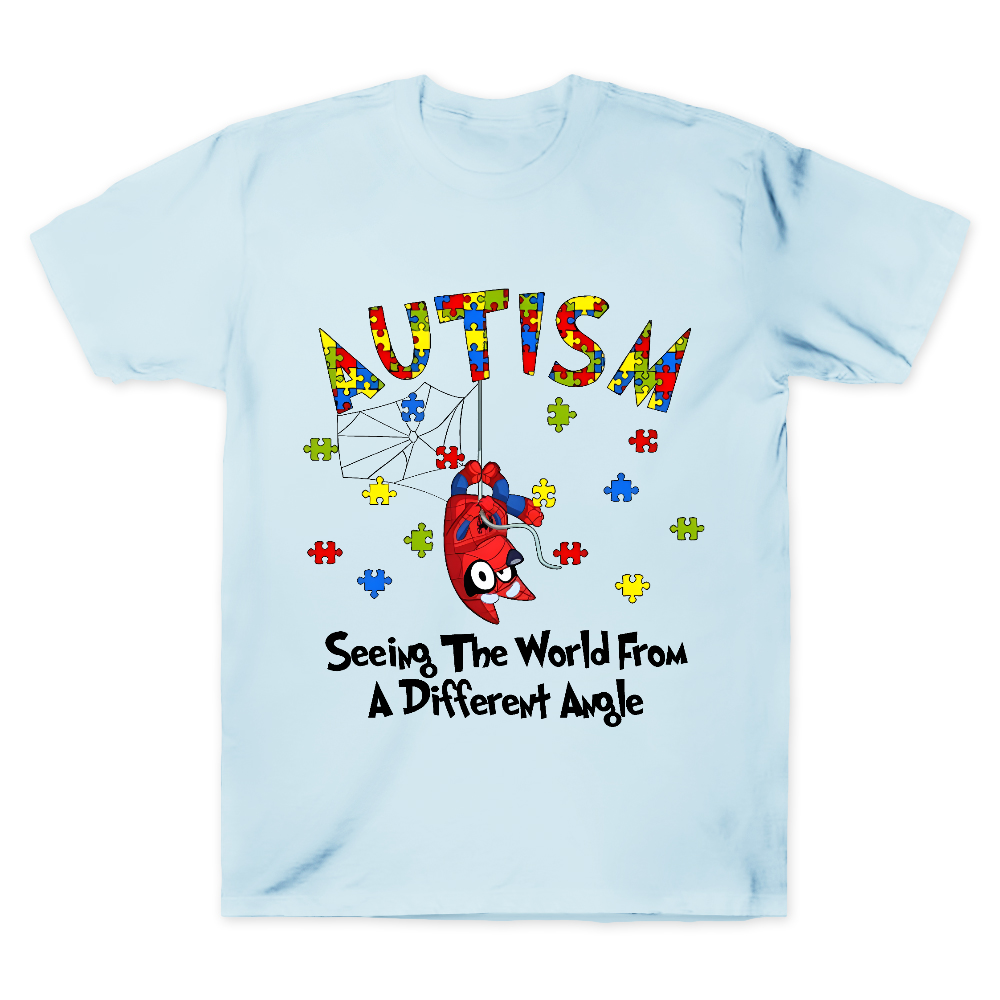Autism Seeing The World From A Different Angle Cotton Doctor T-shirt