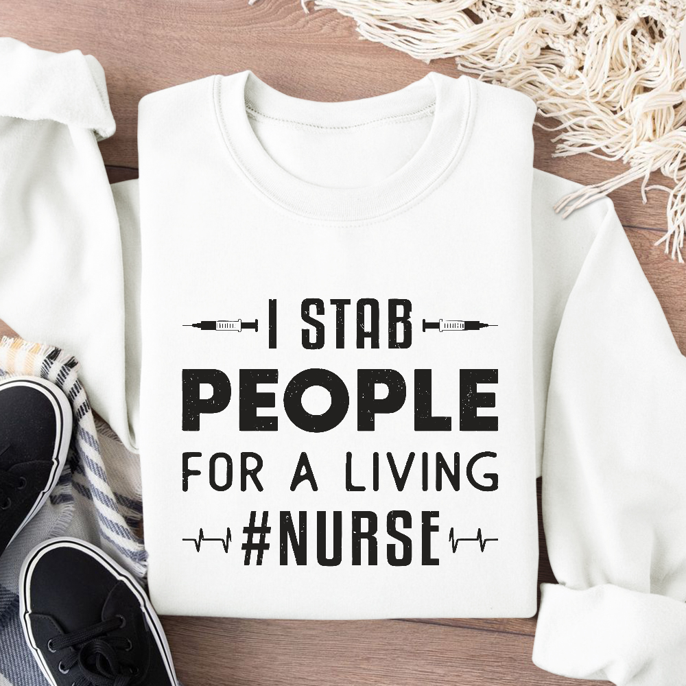 ICU Nurses Medicine Emergency Ambulance Cotton Pullover Sweatshirt