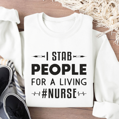 ICU Nurses Medicine Emergency Ambulance Cotton Pullover Sweatshirt