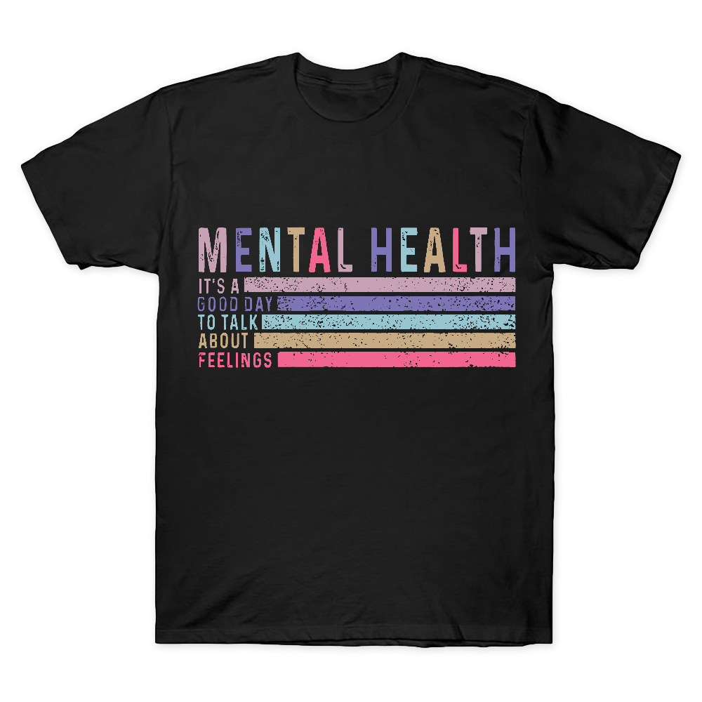 Mental Health It's A Good Day To Talk About Feelings Cotton Doctor T-shirt