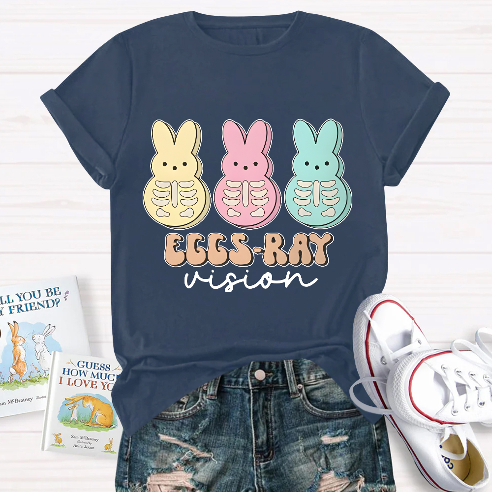 Eggs Ray Vision Radiology Cotton Nurse T-shirt