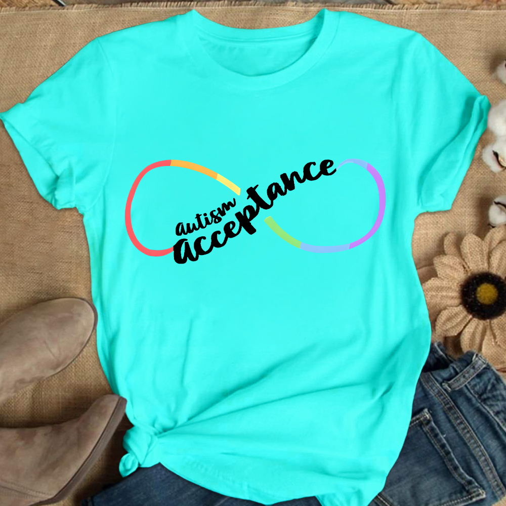 Autism Acceptance Special Education Cotton Nurse T-shirt