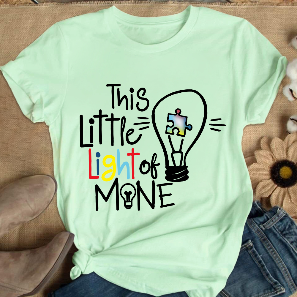 This Little Light Of Mine Autism Cotton Nurse T-shirt