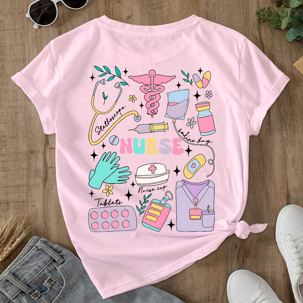 Can’t Talk Right Now Doing Double-Sided Cotton Printed T-Shirt