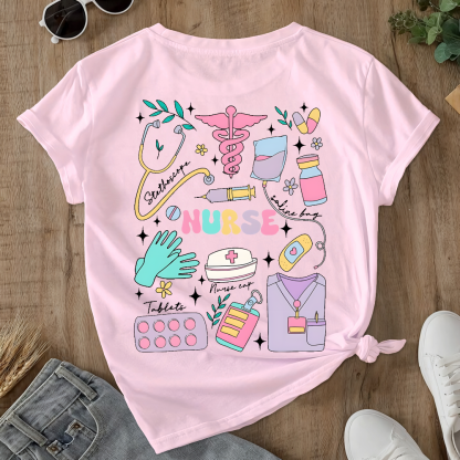 Can’t Talk Right Now Doing Double-Sided Cotton Printed T-Shirt