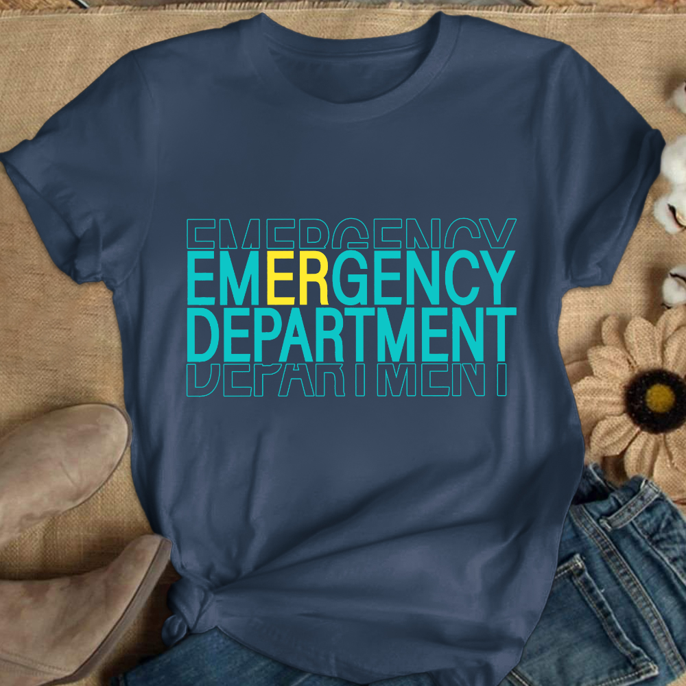 Emergency Department Cotton Nurse T-shirt