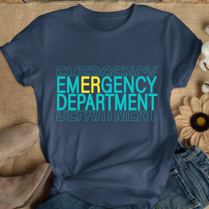 Emergency Department Cotton Nurse T-shirt