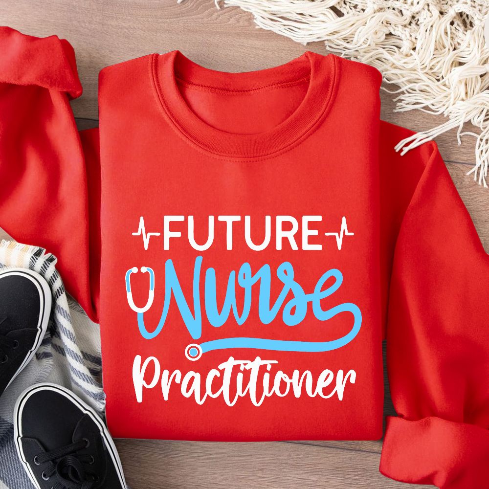 Future Nurse Practitioner Cotton Pullover Sweatshirt