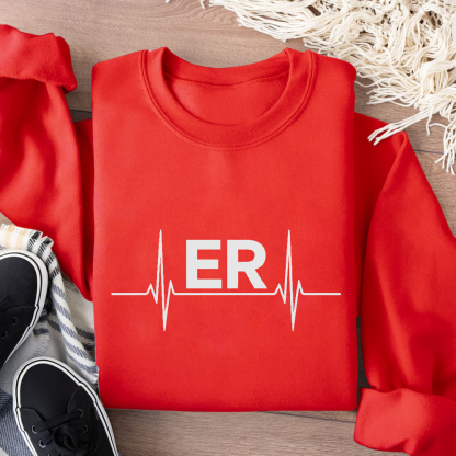 Er Cotton Pullover Sweatshirt
