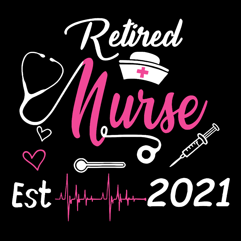 Personalized Nursing Retirement Est 2021 Cotton Nurse T-shirt