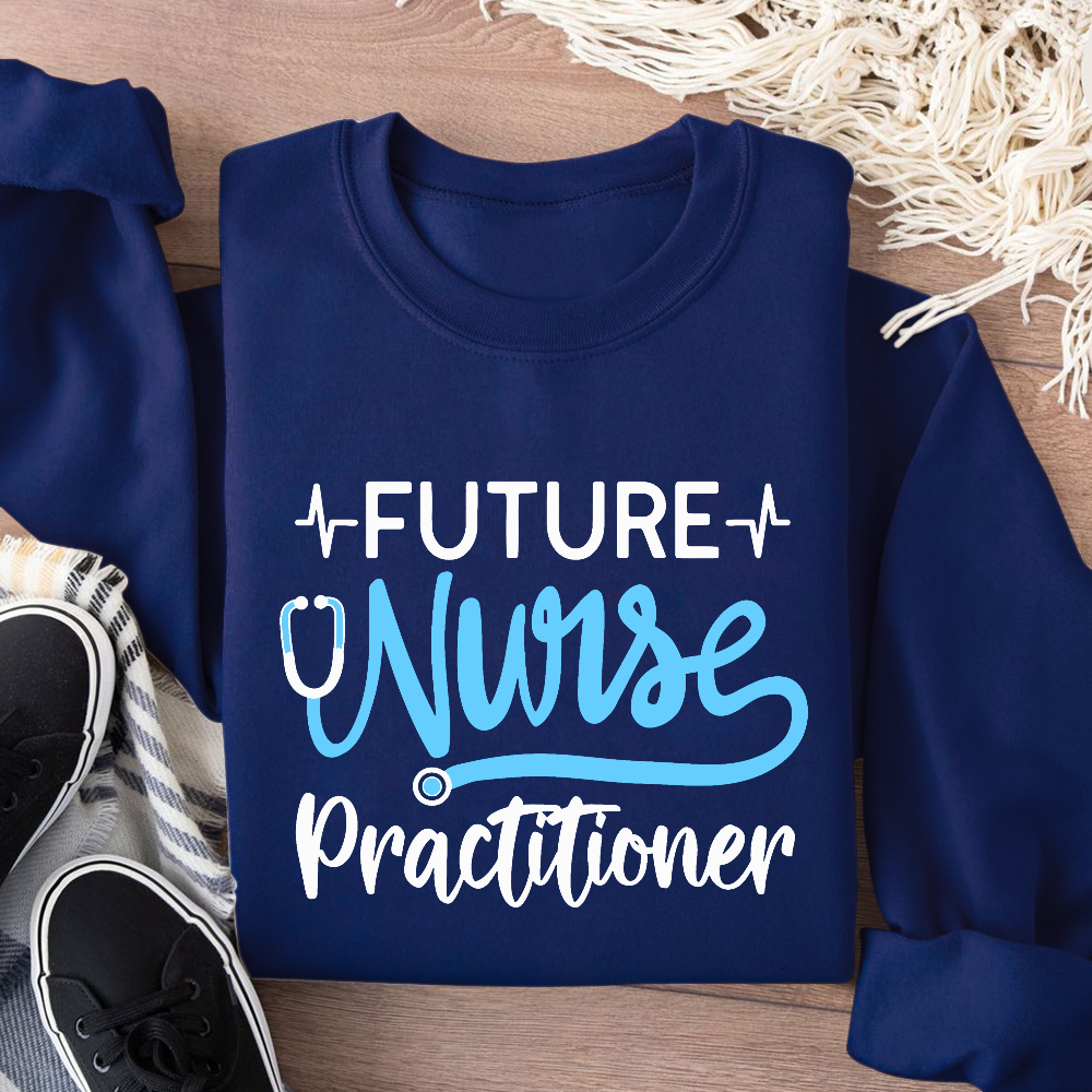 Future Nurse Practitioner Cotton Pullover Sweatshirt