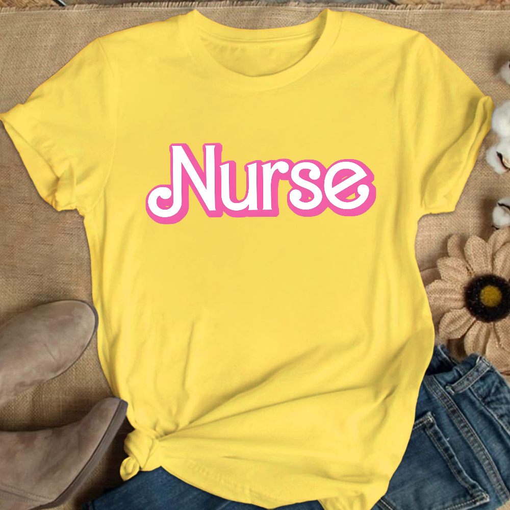 Barbie Nurse Cotton Nurse T-shirt