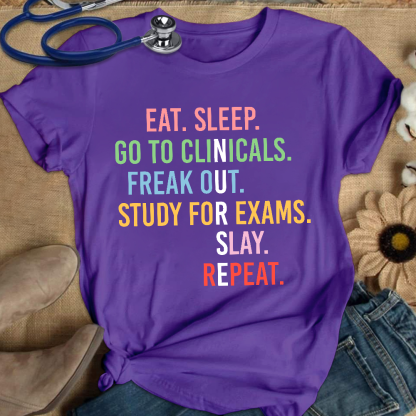 Nursing School Student Future Nurse Rn Cotton Nurse T-shirt