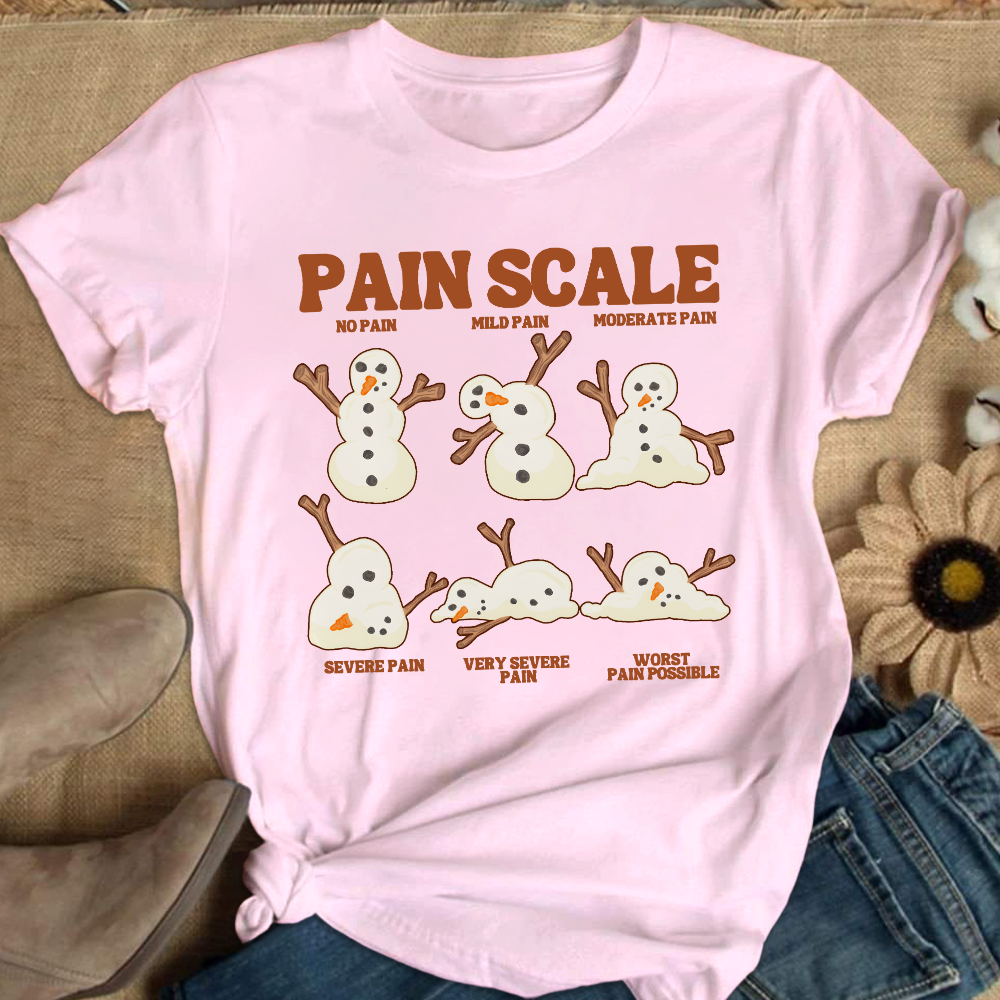 Healthcare Worker Pain Assessment Cotton Nurse T-shirt