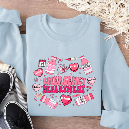 Emergency Department Gift Cotton Pullover Sweatshirt
