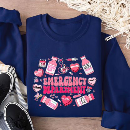 Emergency Department Gift Cotton Pullover Sweatshirt