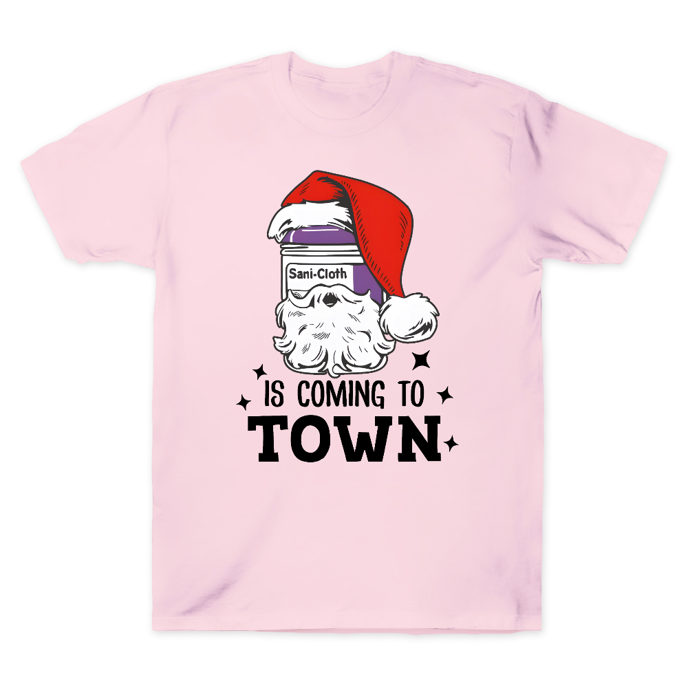 Funny Santa Nurse Medical Assistant Christmas Cotton Doctor T-shirt