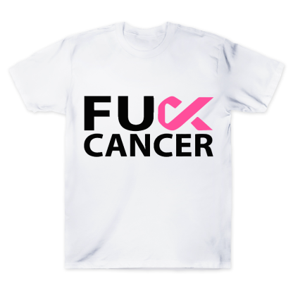 Fuck Cancer Cancer Awareness And Support Cotton Doctor T-shirt