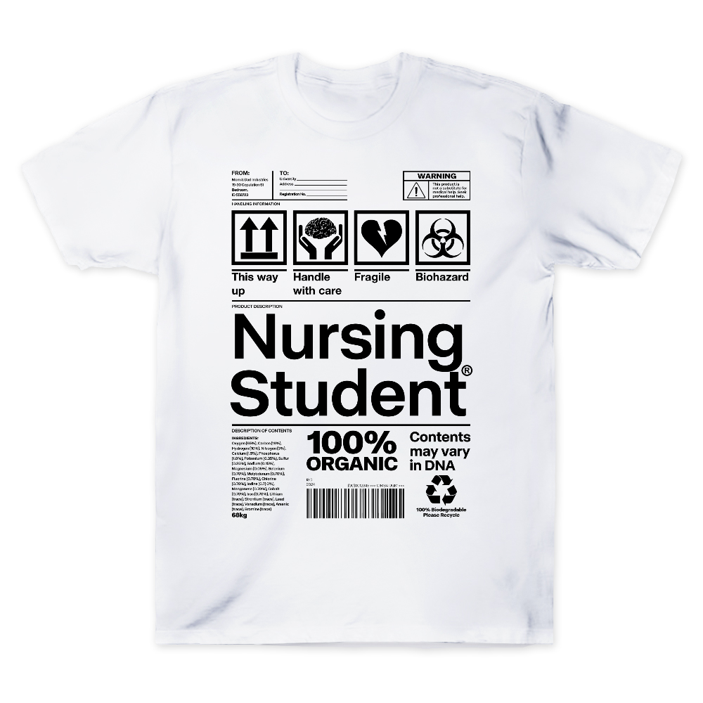 School Of Nursing Student Gift Cotton Doctor T-shirt