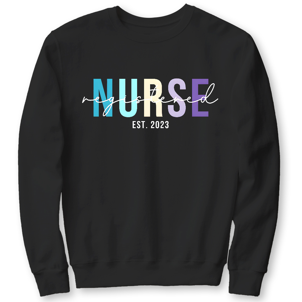 Registered Nurse Cotton Pullover Sweatshirt