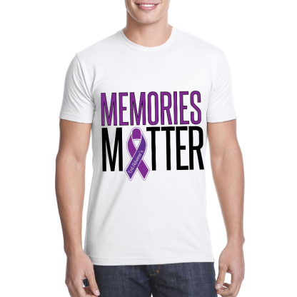 Alzheimer's Awareness Memories Matter Cotton Doctor T-shirt