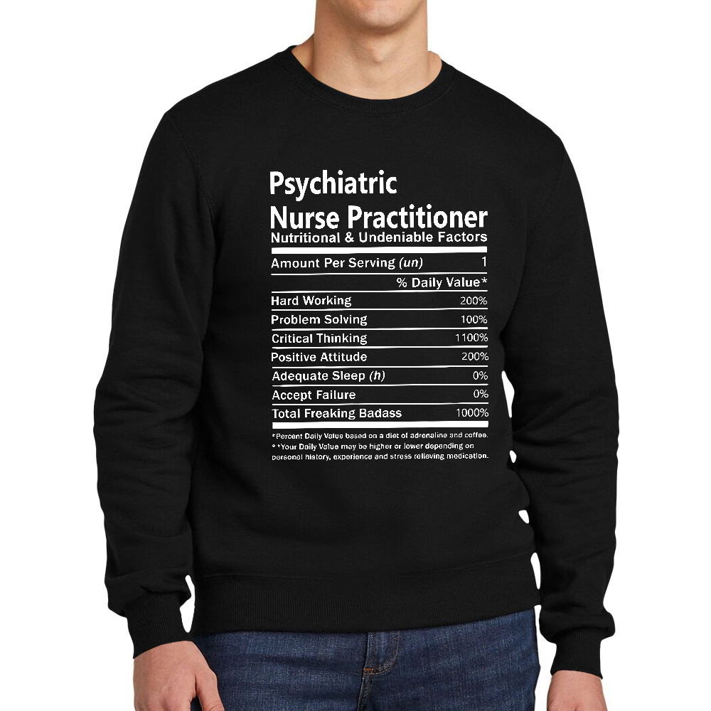 Psychiatric Nurse Practitioner Cotton Pullover Sweatshirt