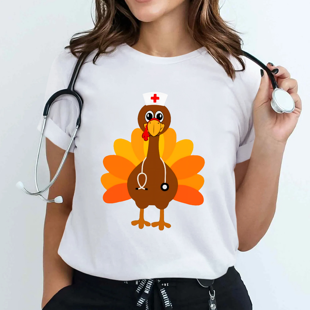 Nurse Turkey Cotton Nurse T-shirt