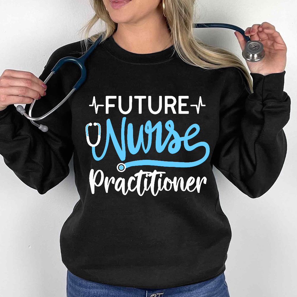 Future Nurse Practitioner Cotton Pullover Sweatshirt
