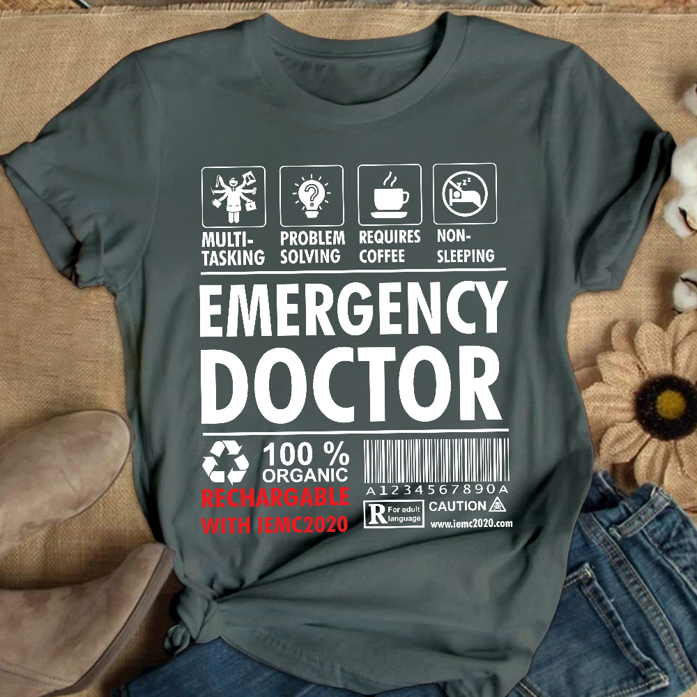 Emergency Doctor's Manual Cotton Nurse T-shirt