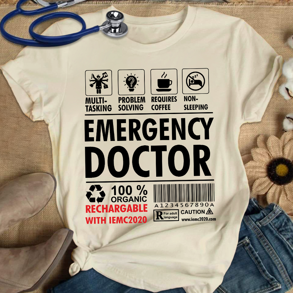 Emergency Doctor's Manual Cotton Nurse T-shirt