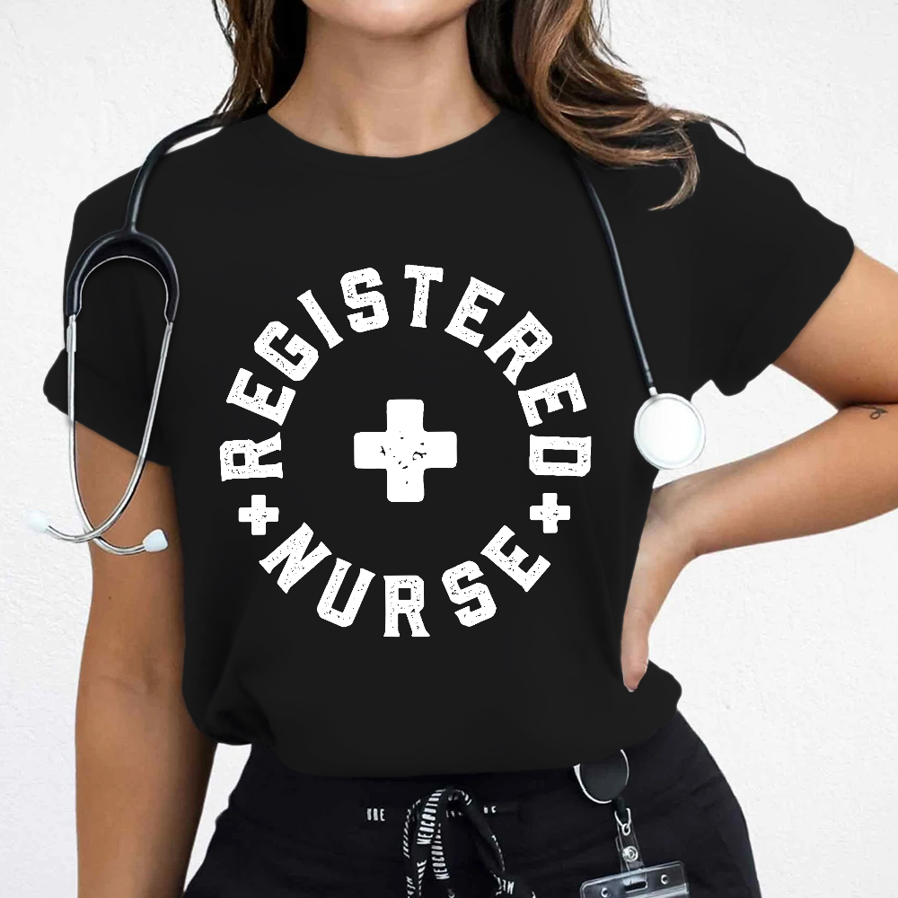 Registered Nurse Cotton Nurse T-shirt